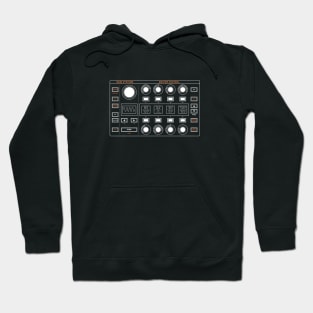 Hydrasynth Main Systems Synthesizer Control Panel Hoodie